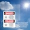 Signmission Pesticide Storage Area Bilingual Danger Sign, Plastic, 10in W x 14in L, 2PK OS-2PACK-DS-P-1014-VS-1523 - alternate 8